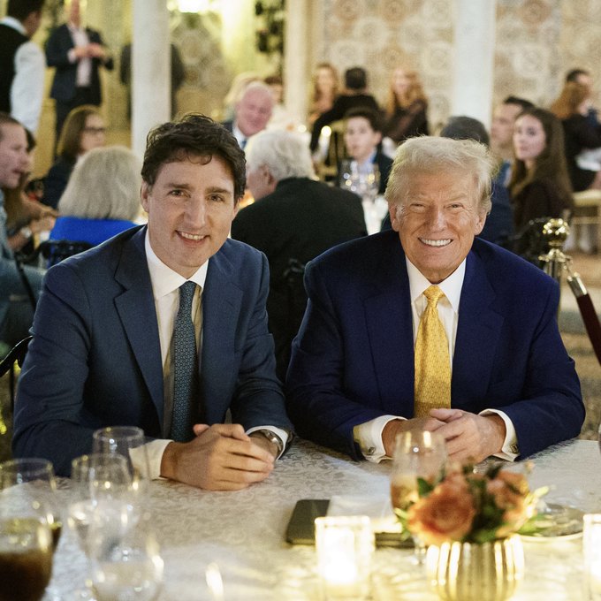 Trudeau and Trump Discuss Trade Border Security No Tariff Promise Made